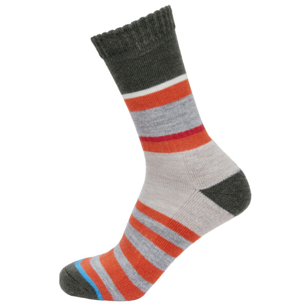 Cushioned Merino Multi-Stripe Sock