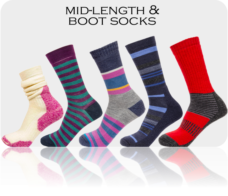 Pittch Mid Length and Boot Socks