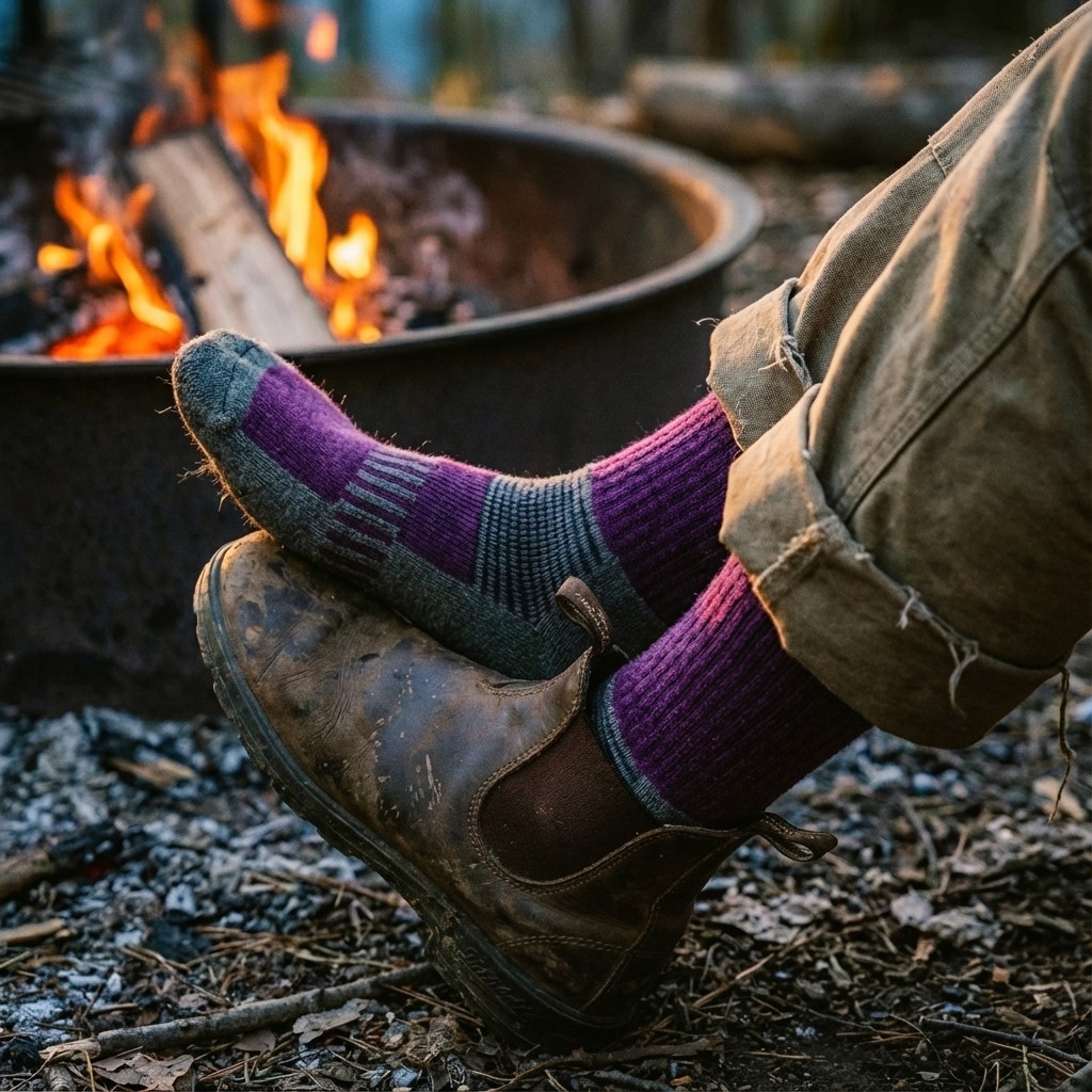 Men's Fully Cushioned Merino Walking Boot Sock