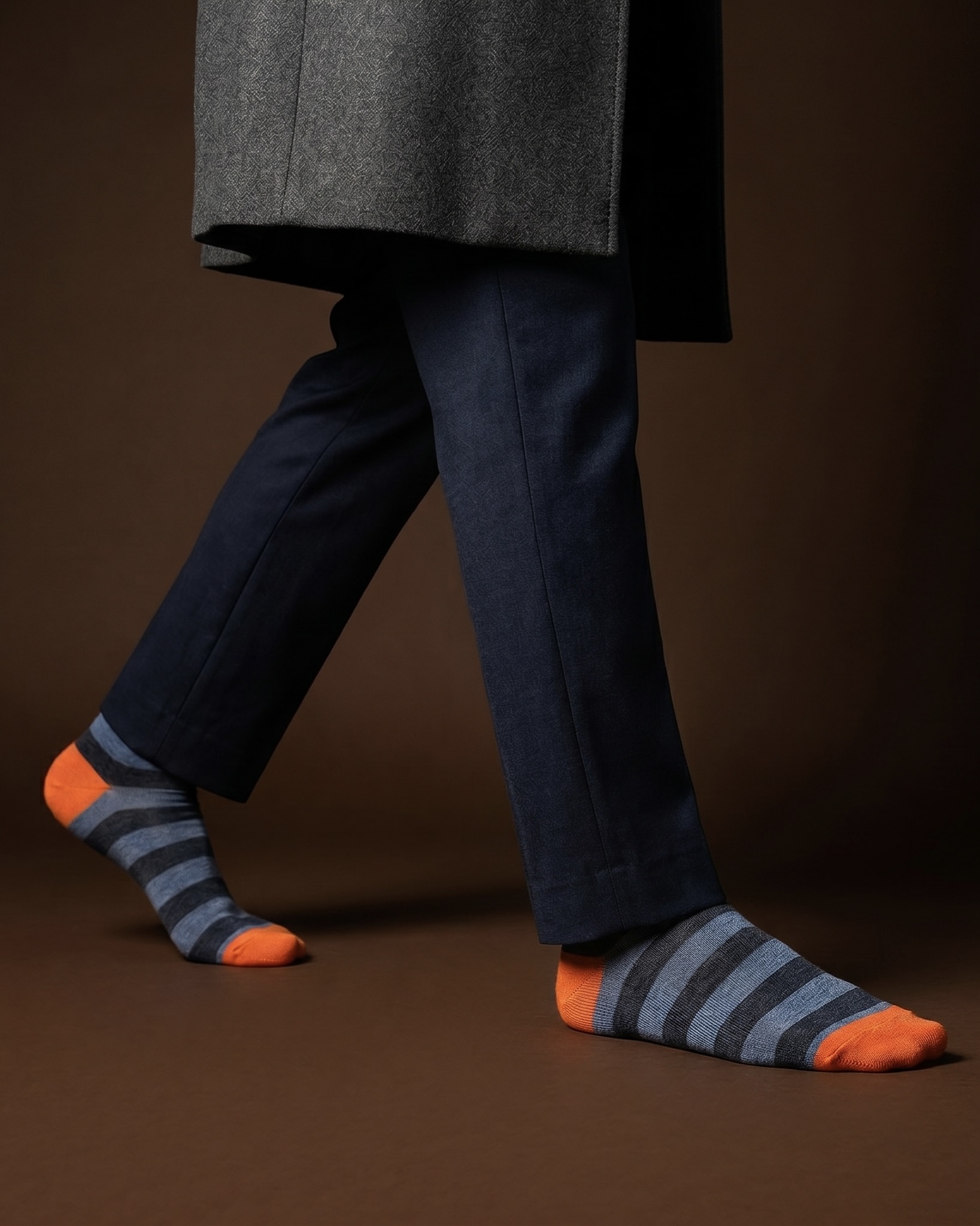 Men’s Fine Merino Two-Toned Stripe