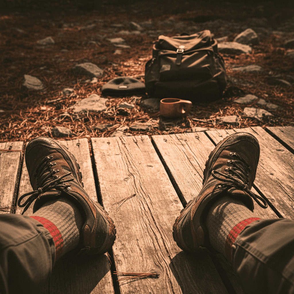 Men's Fully Cushioned Merino Walking Boot Sock