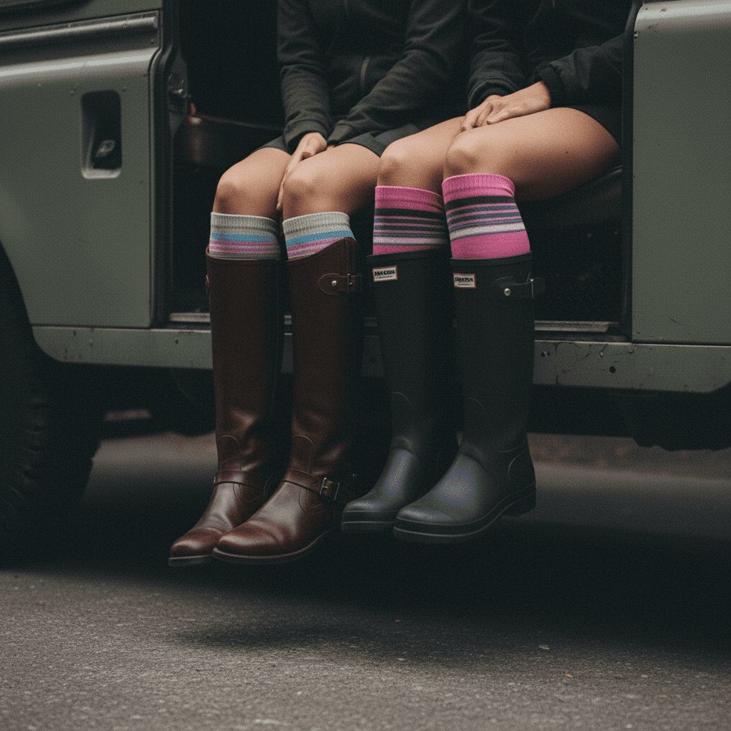 Women's Cushioned Knee High Boot Sock